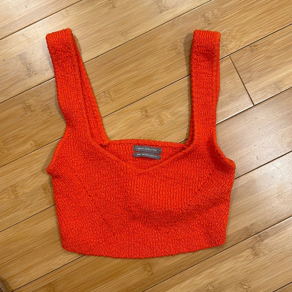 Urban Outfitters Cropped Knit Tank